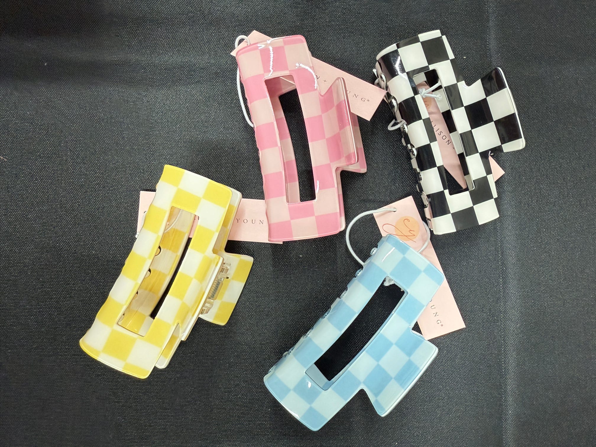 Checker Lovers Hair Claw