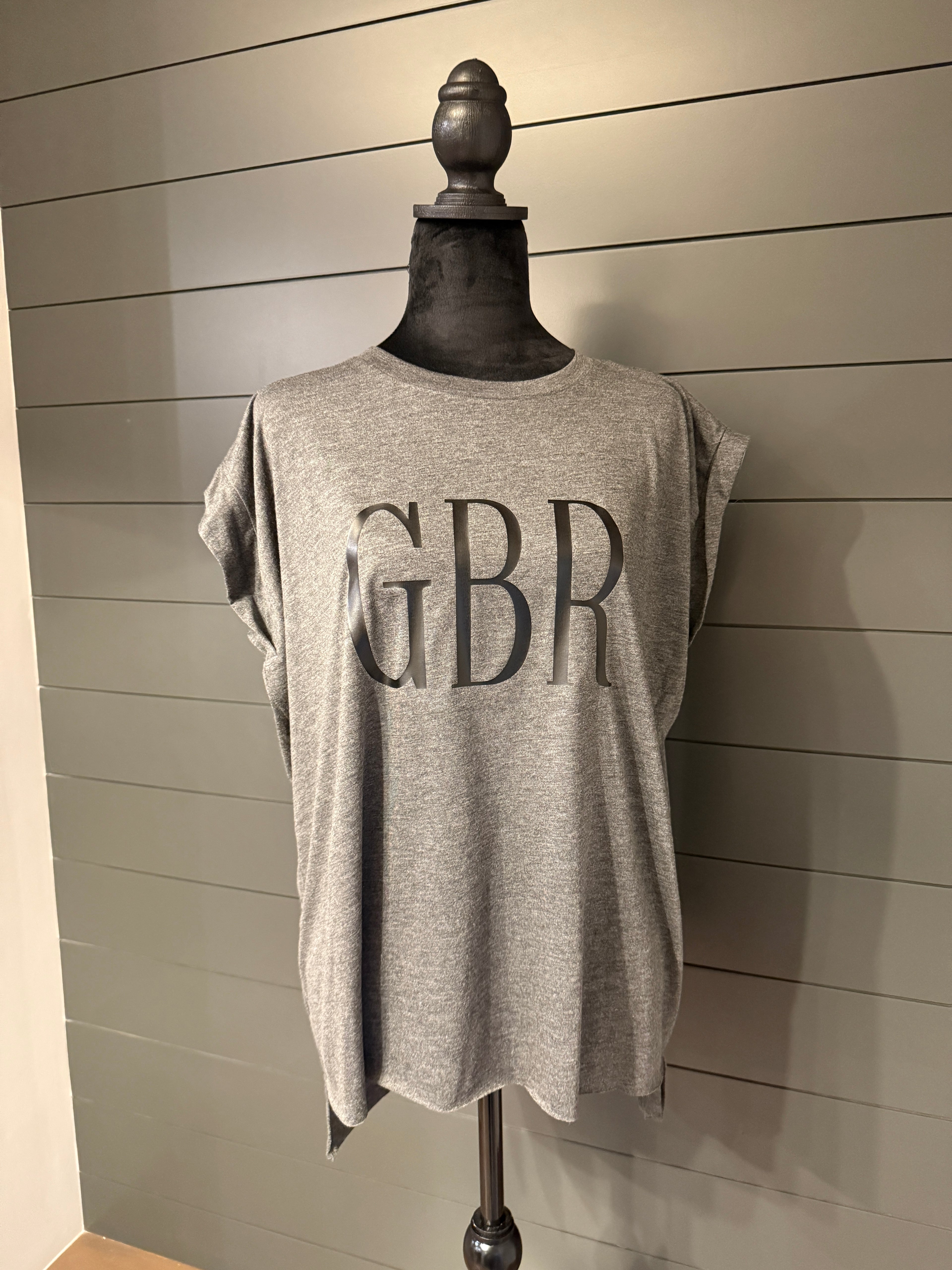Husker GBR Black Muscle Tee