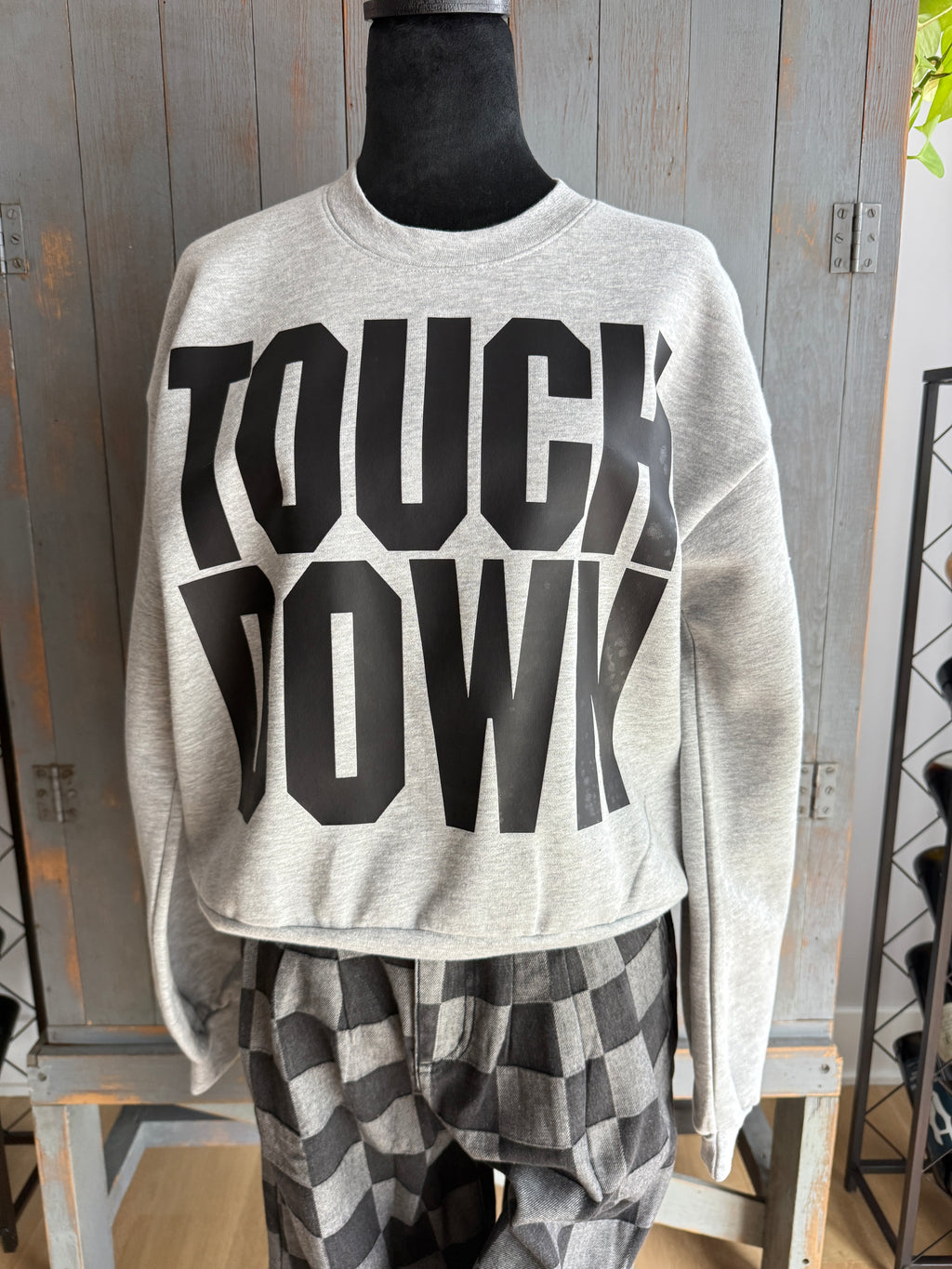 Big Touchdown Cropped Crew