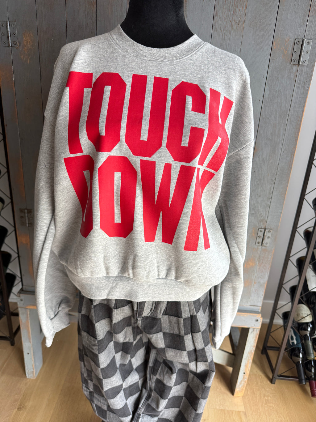 Big Touchdown Cropped Crew