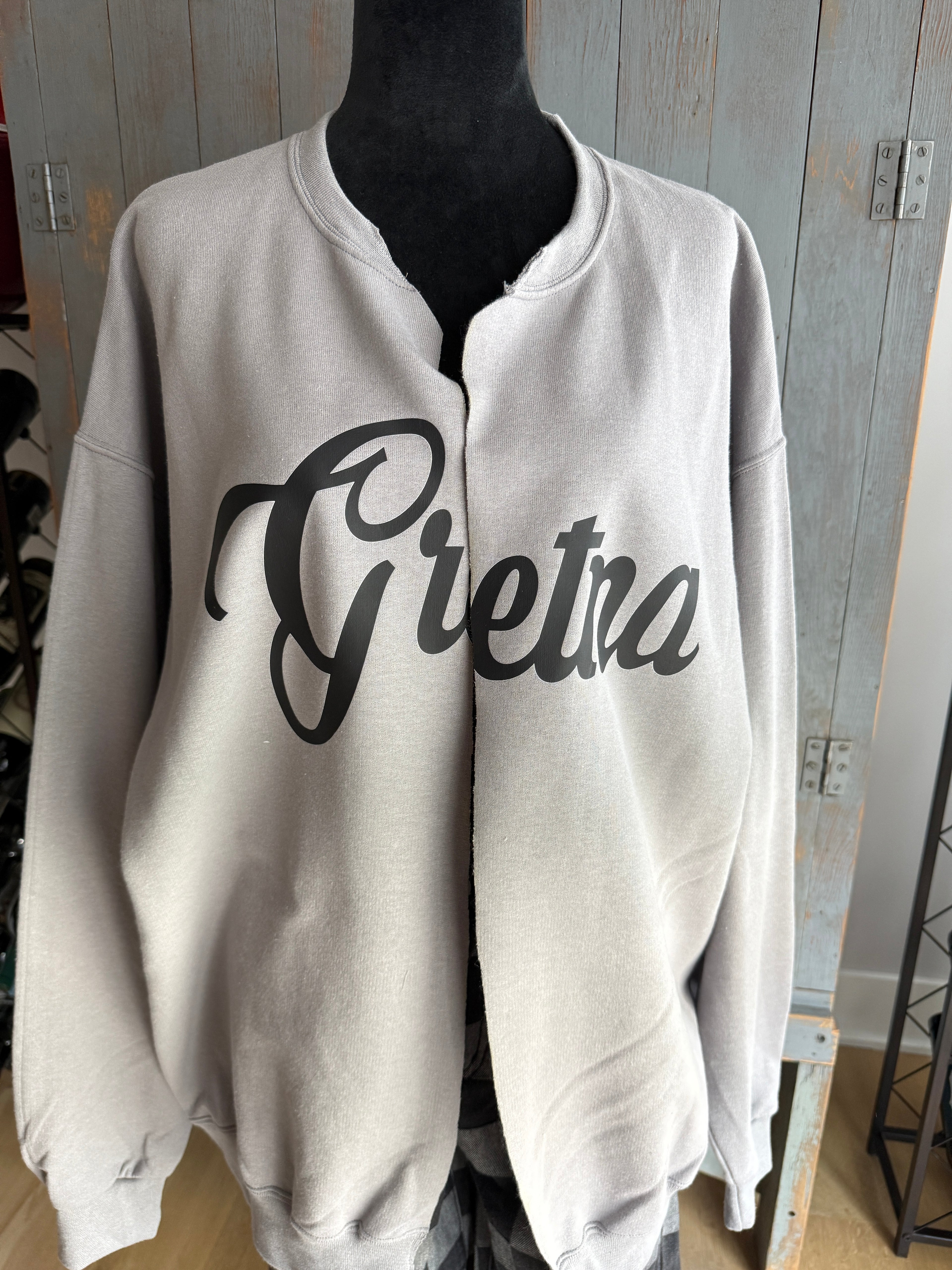 Gretna Sweatshirt Cardigan