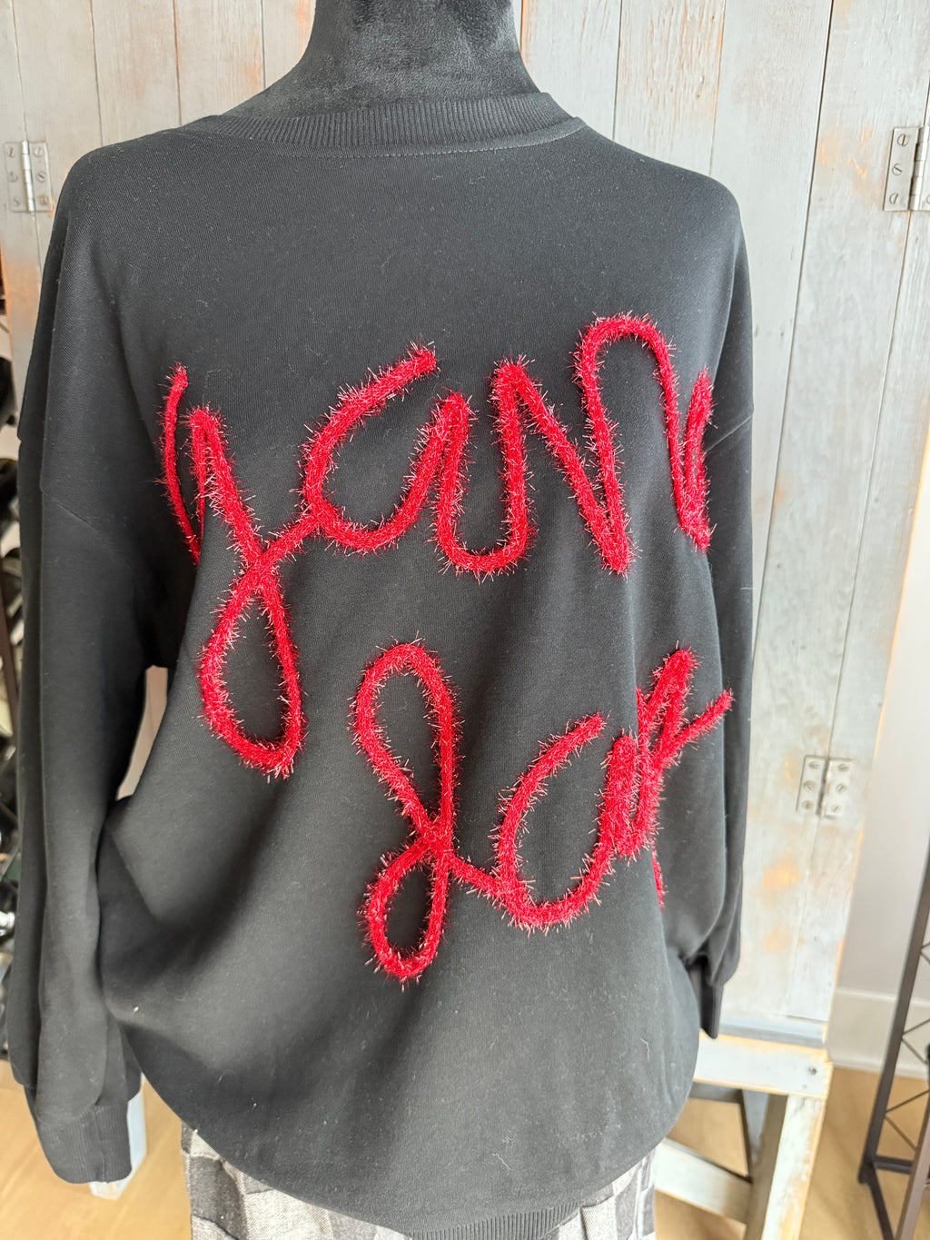 Game Day Tinsel Crewneck