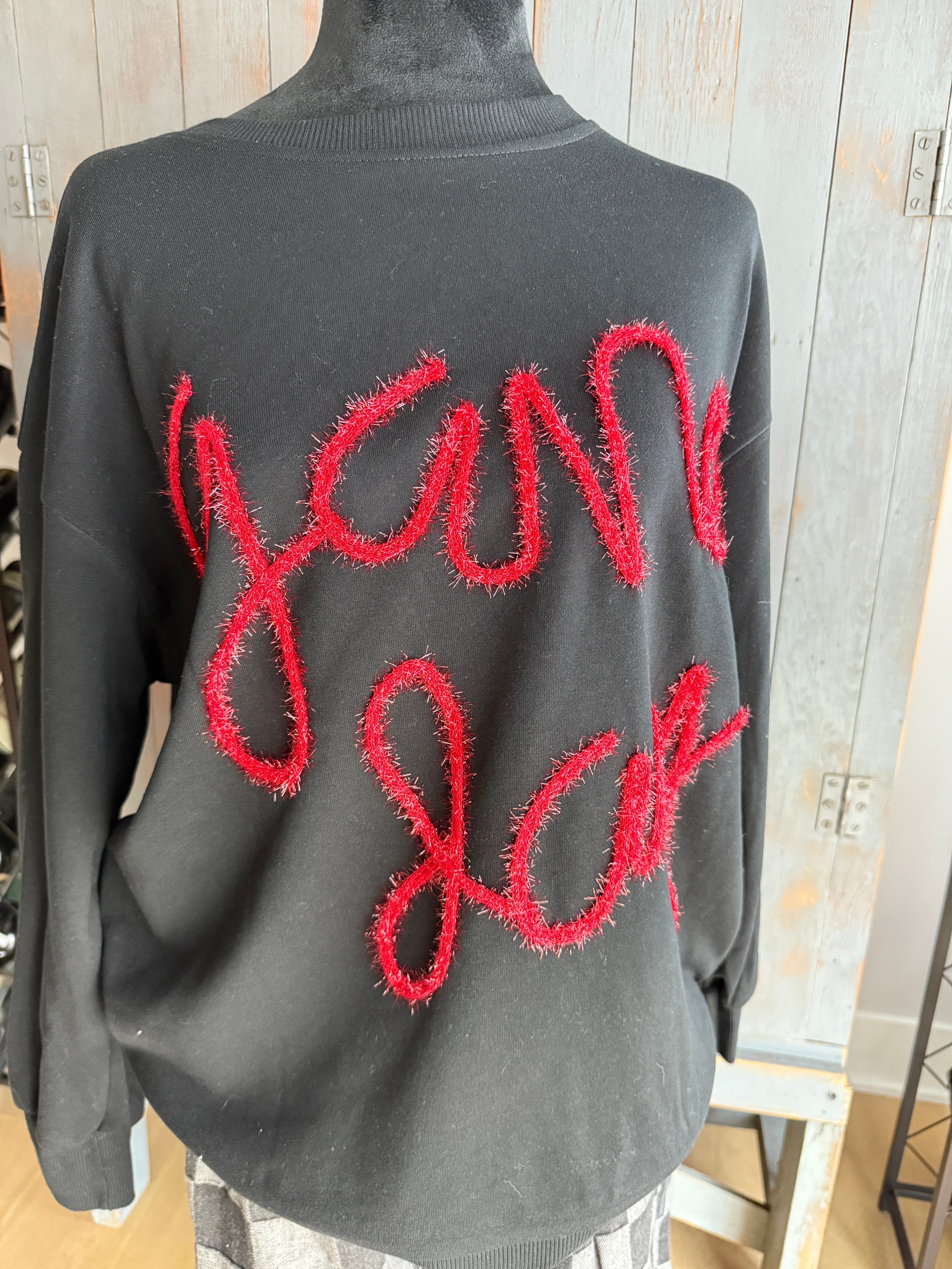 Game Day Tinsel Crewneck