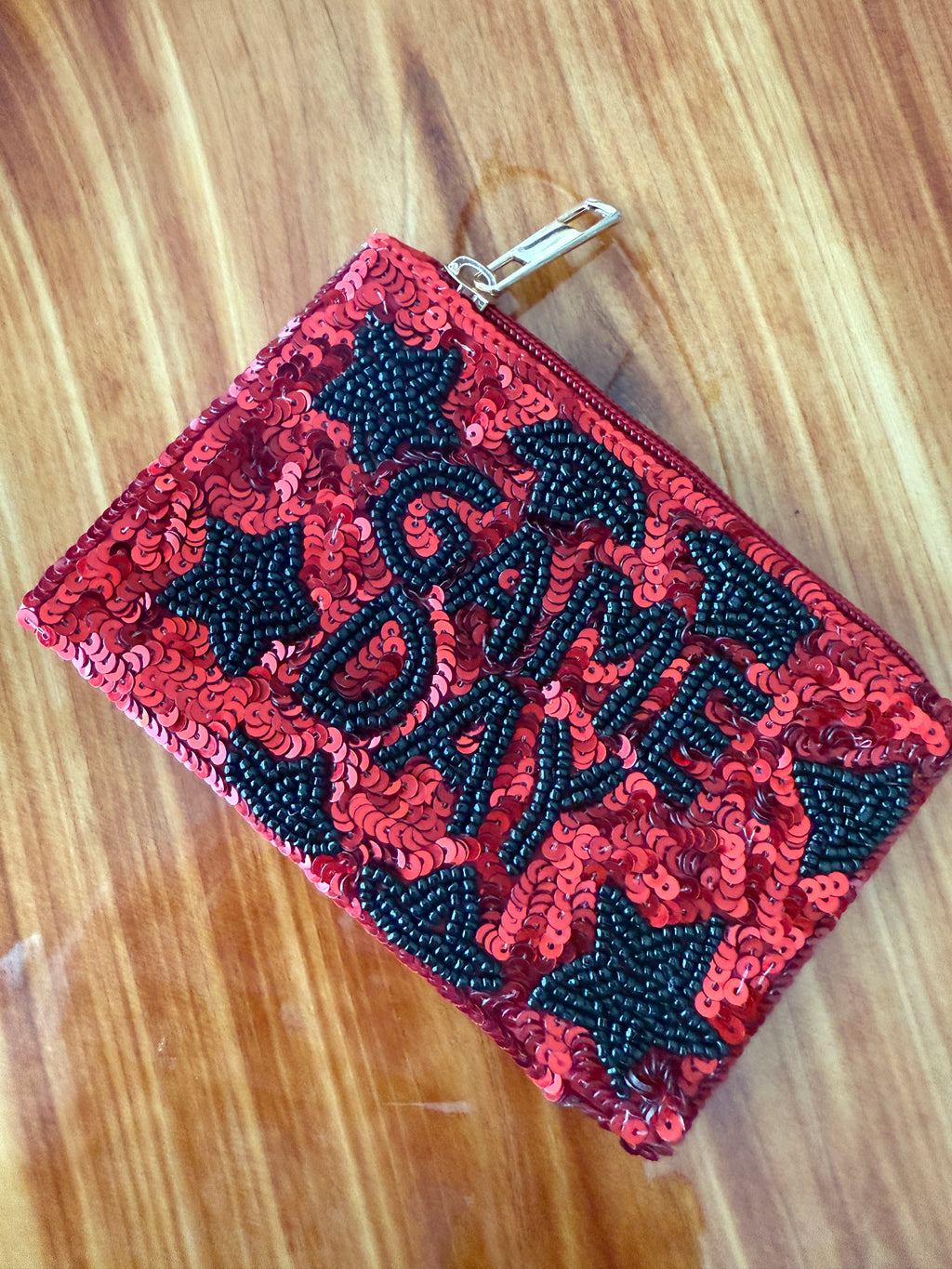 Beaded Game Day Wallet