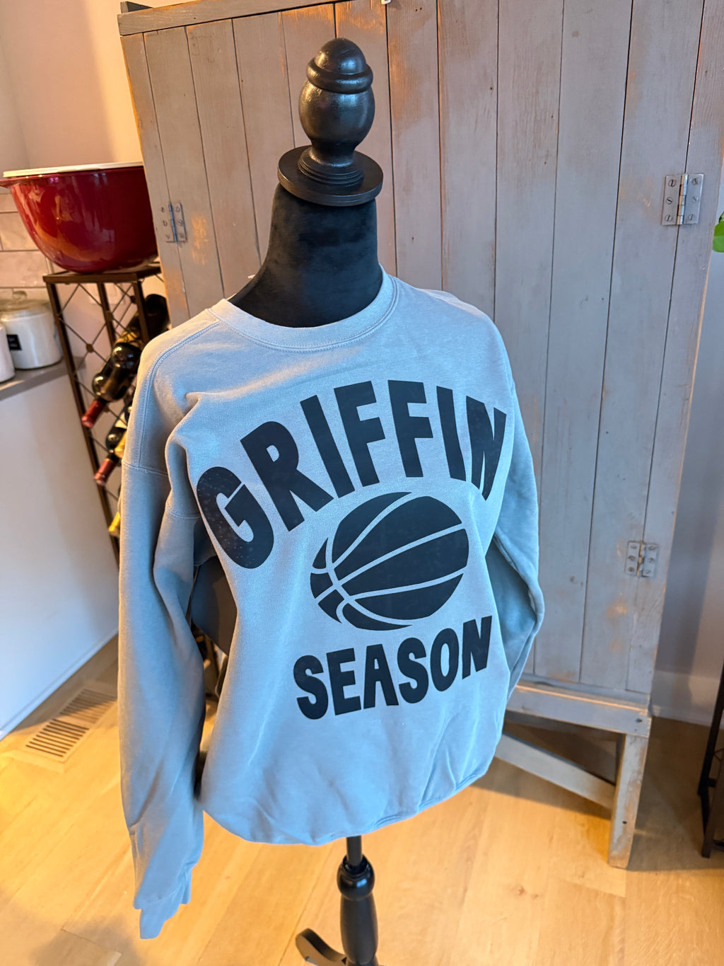 Basketball Griffin Season Crewneck Comfort Colors