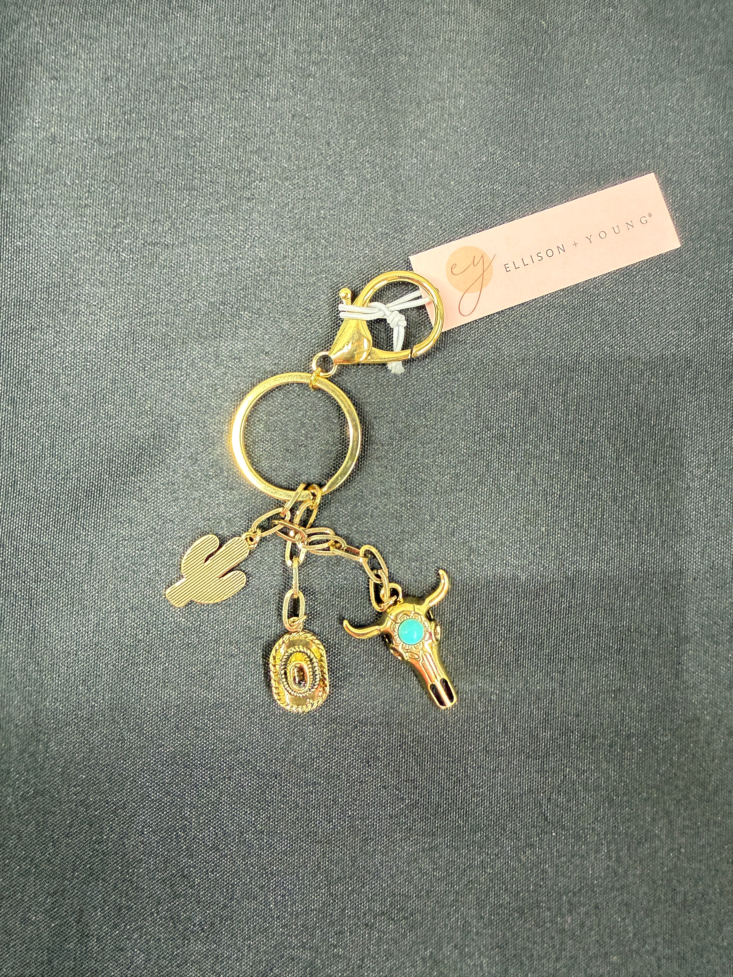 Western Rodeo Bag Charm