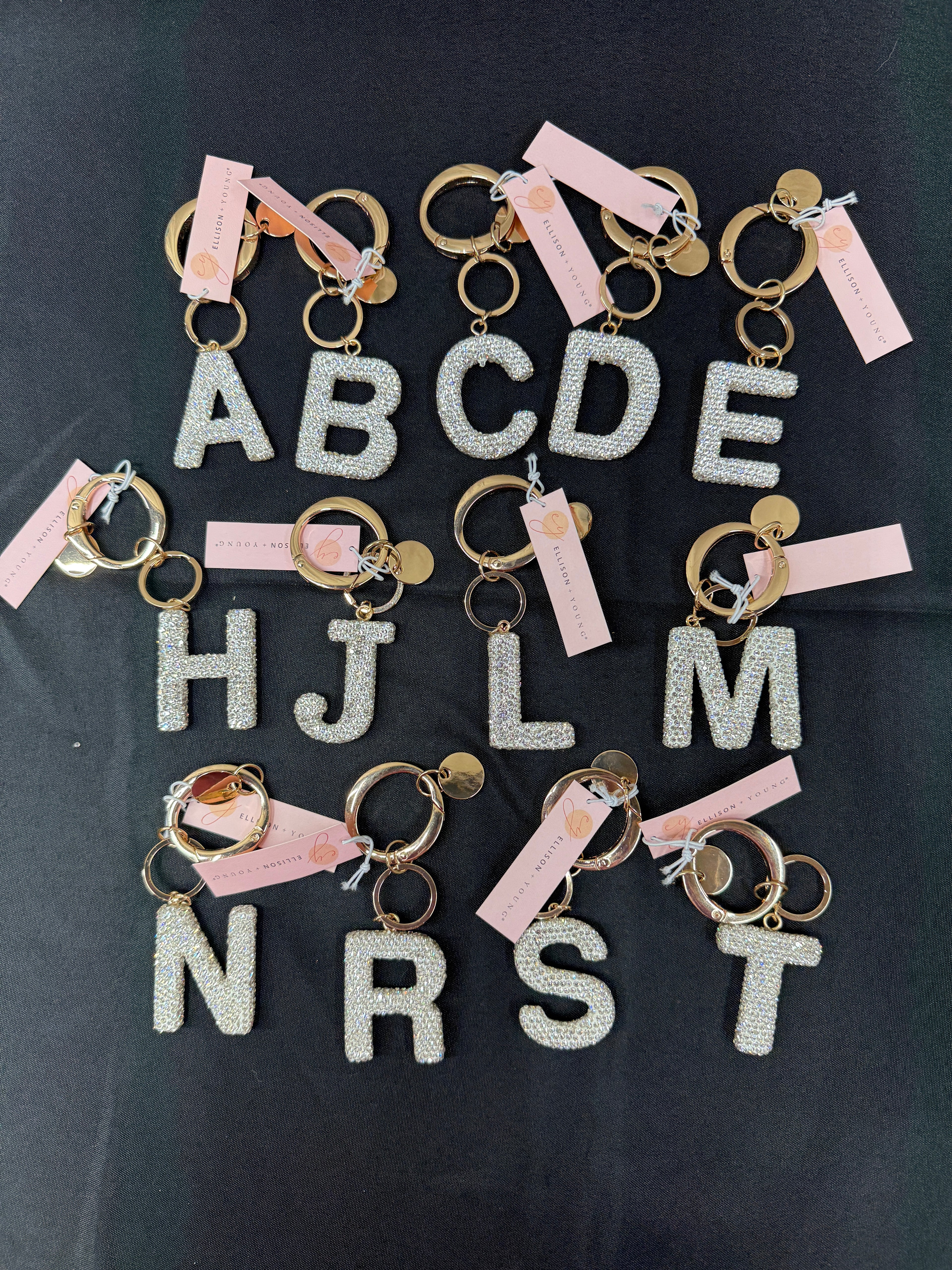 It Girl Glam Initial Key Chain