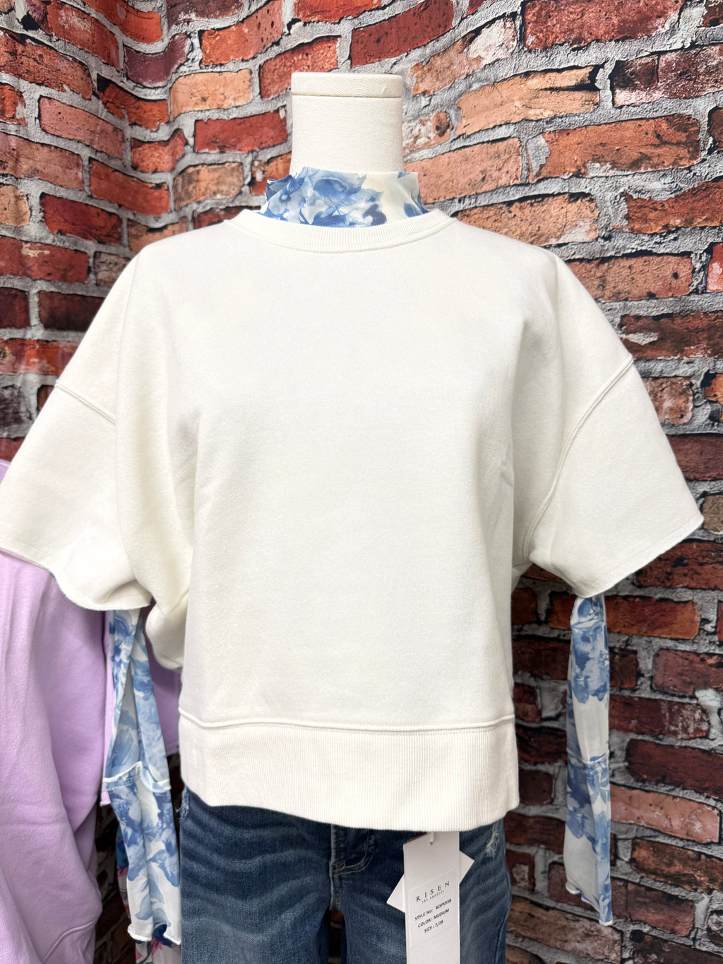 Super Soft Short Sleeve Sweatshirt