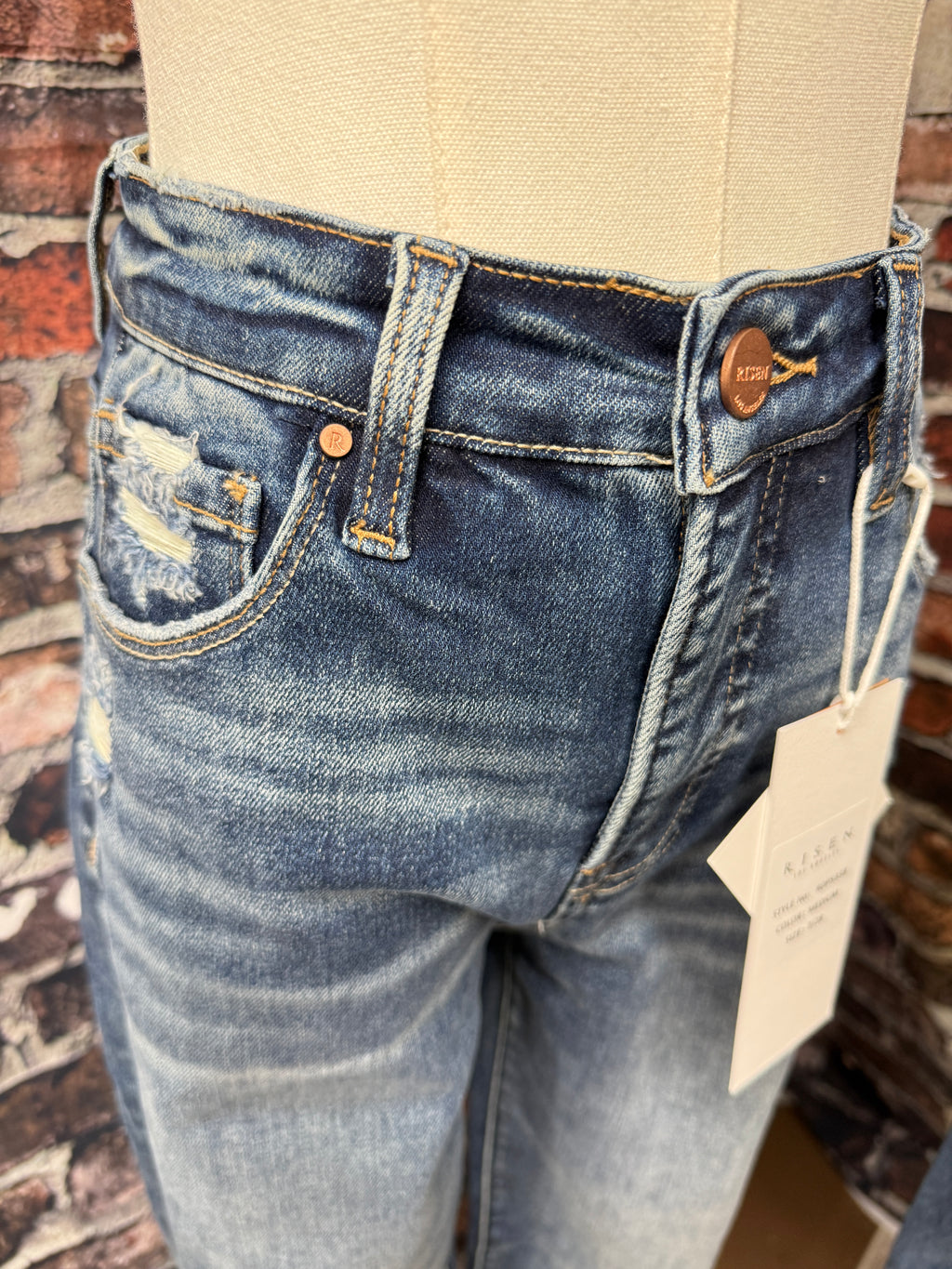 Risen High Rise Skinny Jeans