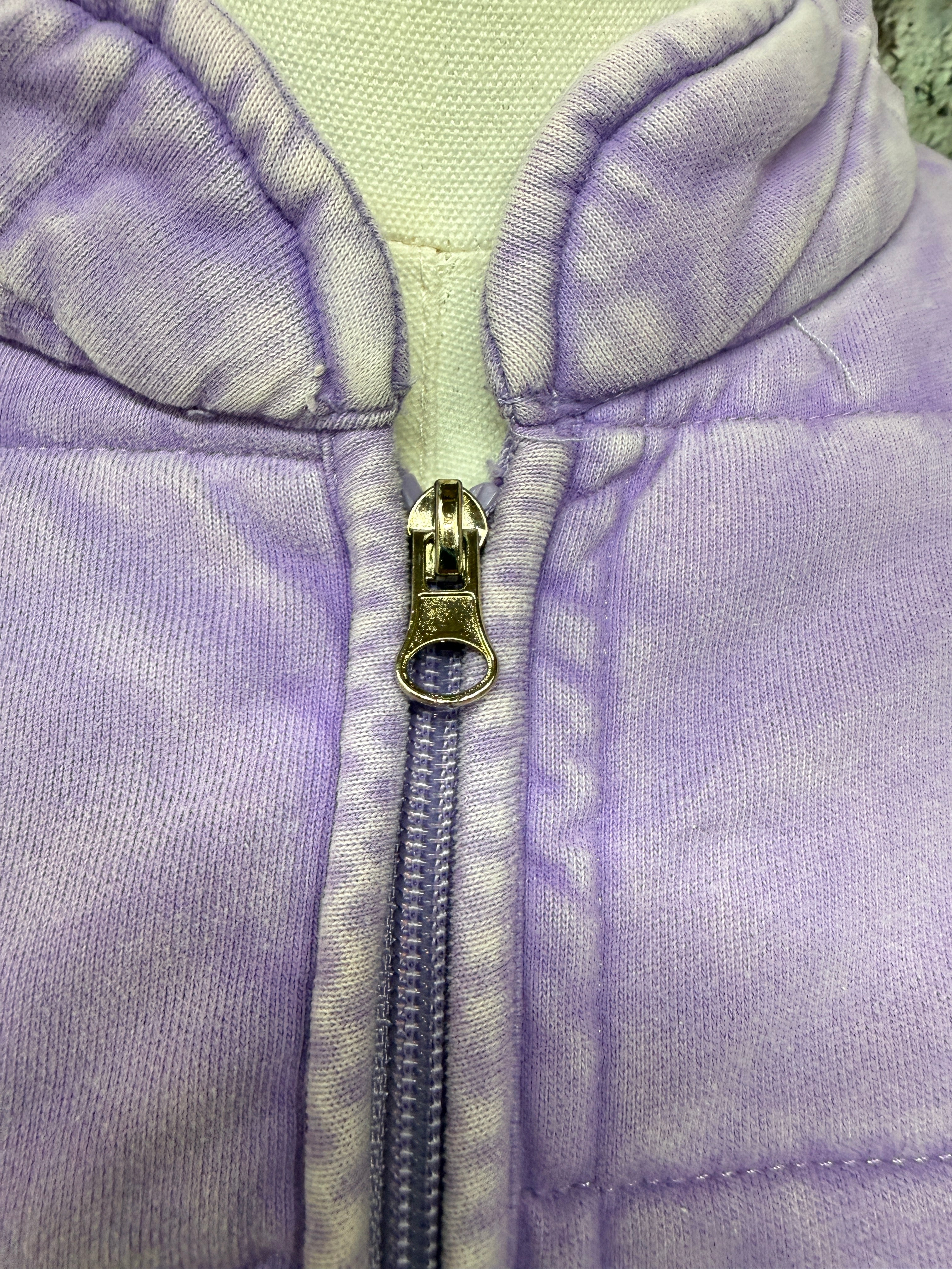 Lavender Washed Quilted Jacket