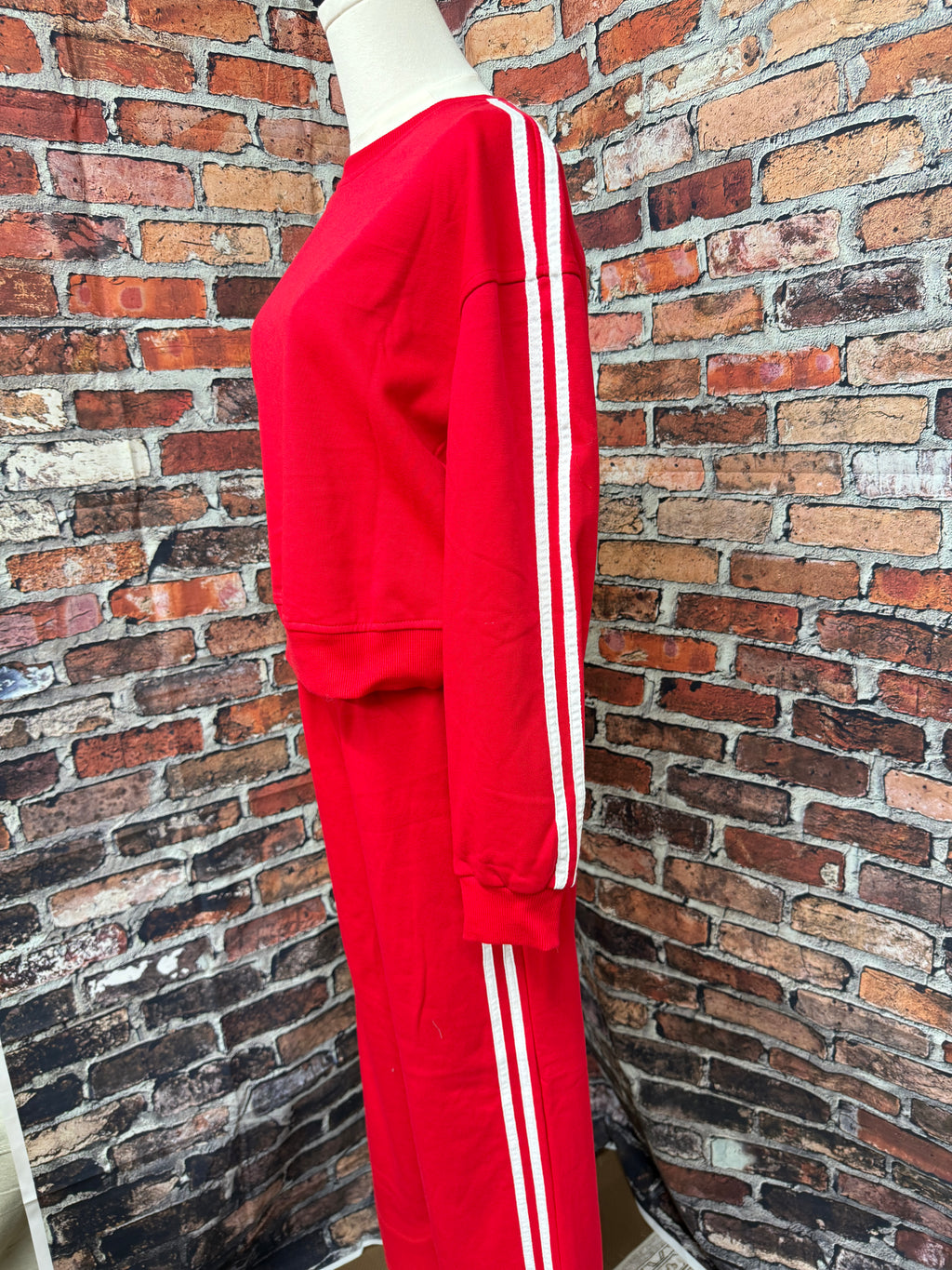Striped Crewneck Lounge Set